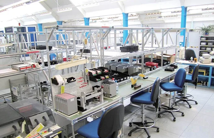 Clean workspace assembly area